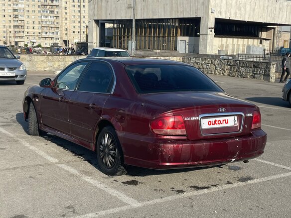 2007 Hyundai Sonata ТагАЗ IV (EF) Рестайлинг, красный, 250000 рублей - вид 5