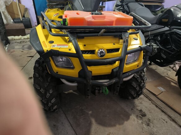 2007 BRP Can-Am Outlander 400, жёлтый, 500000 рублей