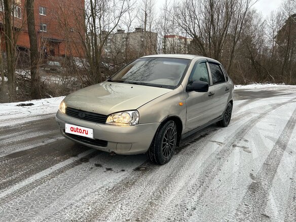 2007 Lada (ВАЗ) Kalina I, бежевый, 125000 рублей