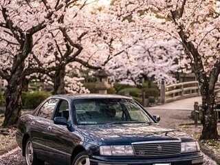 1996 Toyota Crown X (S150), синий, 580000 рублей, вид 2