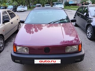 1990 Volkswagen Passat B3, красный, 129000 рублей, вид 3