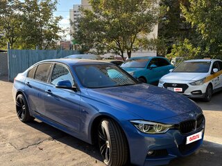 2017 BMW 3 серии 320d xDrive VI (F3x) Рестайлинг, синий, 3100000 рублей, вид 4