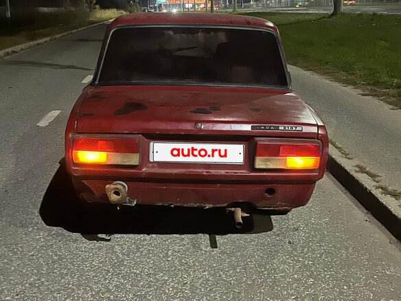 2007 Lada (ВАЗ) 2107, пурпурный, 55000 рублей - вид 2