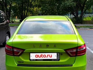 2016 Lada (ВАЗ) Vesta I, зелёный, 550000 рублей, вид 2