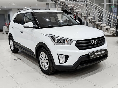 2017 Hyundai Creta I, белый, 1710000 рублей, вид 3