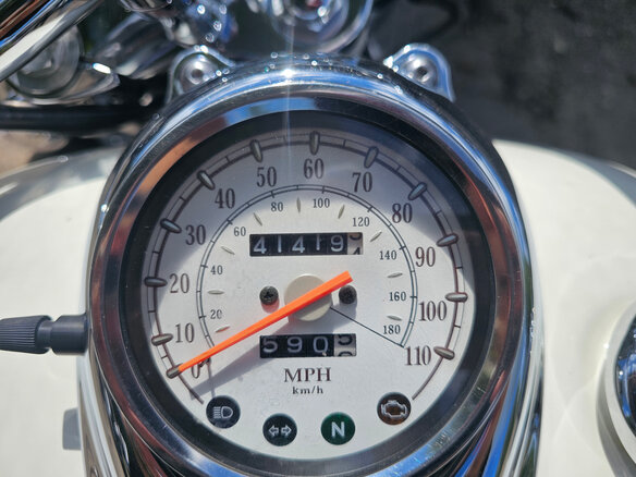 2006 Yamaha XVS650 Drag Star, белый, 490000 рублей - вид 5