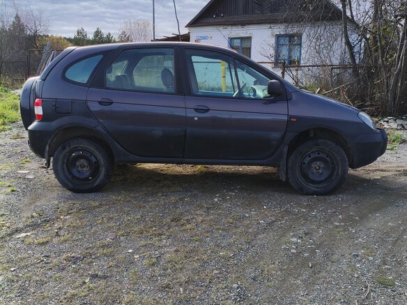 2001 Renault Scenic RX4 I Рестайлинг, синий, 400000 рублей - вид 10