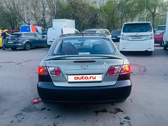 2006 Mazda 6 I (GG) Рестайлинг, серебристый, 220000 рублей - вид 4