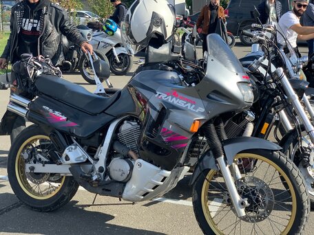 1996 Honda XL600V Transalp, серый, 330000 рублей, вид 1