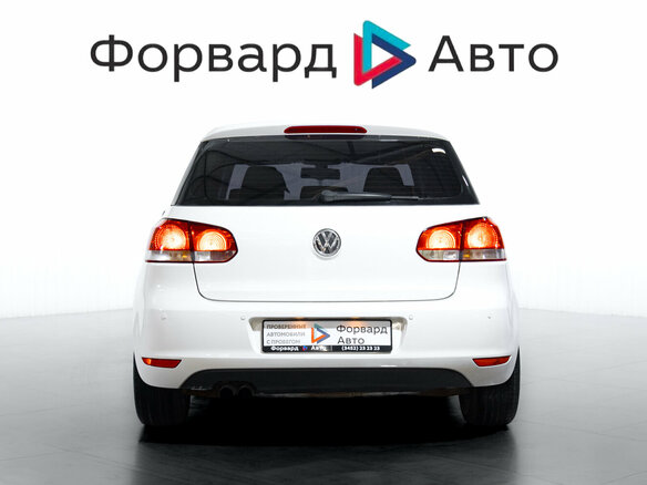 2011 Volkswagen Golf VI, белый, 579000 рублей - вид 6