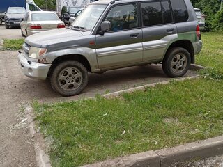 2002 Mitsubishi Pajero Pinin, серый, 360000 рублей, вид 3