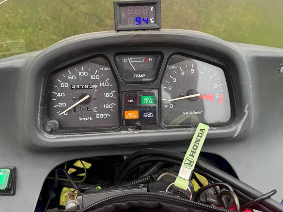1993 Honda XL600V Transalp, синий, 330000 рублей - вид 5
