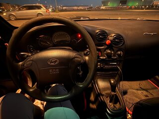 1997 Hyundai Coupe I (RD), красный, 180000 рублей, вид 4