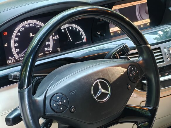 2012 Mercedes-Benz S-Класс 500 V (W221) Рестайлинг, чёрный, 2100000 рублей - вид 11