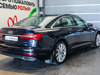 2021 Audi A6 45 TFSI V (C8), синий, 3760000 рублей, вид 4