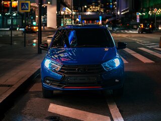 2021 Lada (ВАЗ) Granta I Рестайлинг, синий, 750000 рублей, вид 1