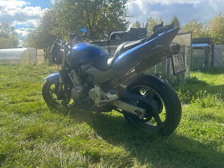2005 Honda CB 600F Hornet, синий, 420000 рублей, вид 4