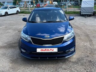 2015 Kia Rio III Рестайлинг, синий, 875000 рублей, вид 1