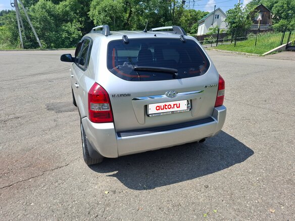 2008 Hyundai Tucson I, серебристый - вид 2