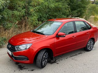2019 Lada (ВАЗ) Granta I Рестайлинг, красный, 800000 рублей, вид 4