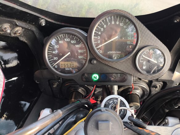 2000 Yamaha FZ400, красный, 230000 рублей - вид 6