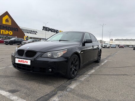 2003 BMW 5 серии 525i V (E60/E61), чёрный, 849999 рублей, вид 3