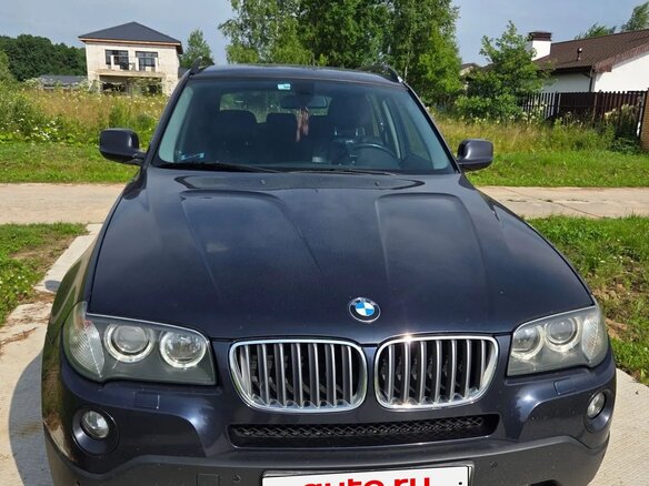 2010 BMW X3 25i I (E83) Рестайлинг, синий, 1200000 рублей - вид 1