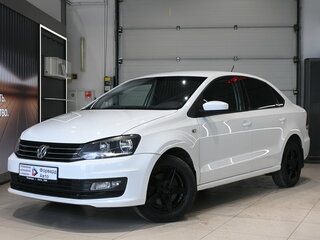 2016 Volkswagen Polo V Рестайлинг, белый, 750000 рублей, вид 3