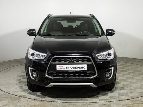2014 Mitsubishi ASX I Рестайлинг, чёрный, 1369700 рублей, вид 2