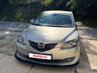 2007 Mazda 3 I (BK) Рестайлинг, золотистый, 600000 рублей, вид 3