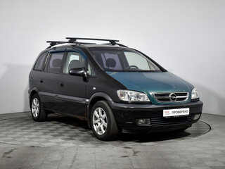 2004 Opel Zafira A Рестайлинг, чёрный, 290000 рублей, вид 3