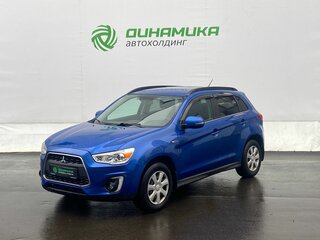 2014 Mitsubishi ASX I Рестайлинг, синий, 990000 рублей, вид 1