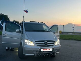 2014 Mercedes-Benz Vito 113 CDI L3 II (W639) Рестайлинг, серебристый, 4000000 рублей, вид 2