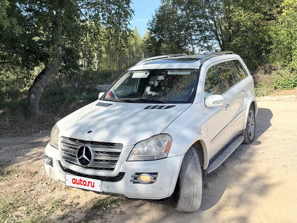2008 Mercedes-Benz GL-Класс 500 I (X164), белый, 1200000 рублей