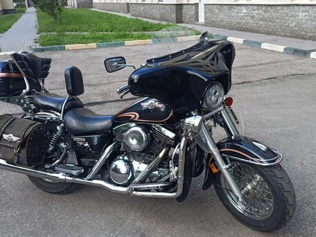 2001 Kawasaki VN1500 Vulcan, чёрный, 415000 рублей, вид 2
