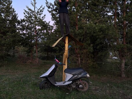 1993 Honda Tact, серый, 25000 рублей, вид 5
