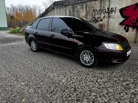 2012 Lada (ВАЗ) Granta I, красный, 250000 рублей - вид 6