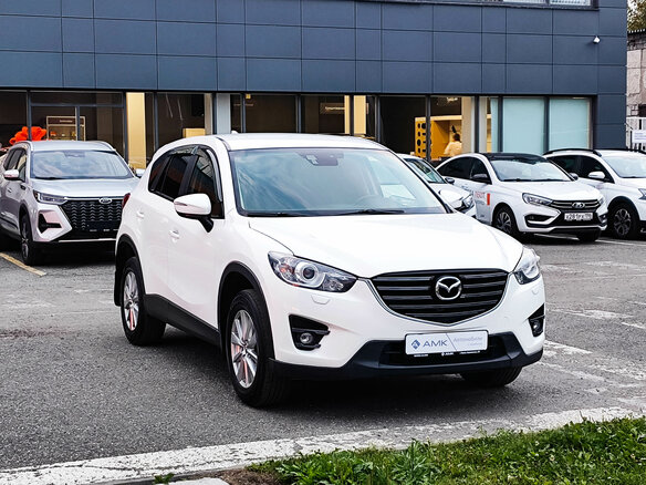 2015 Mazda CX-5 I Рестайлинг, белый - вид 1