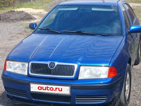 2001 Skoda Octavia I (A4) Рестайлинг, синий, 340000 рублей, вид 2