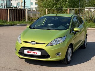 2010 Ford Fiesta Mk6, зелёный, 565000 рублей, вид 2