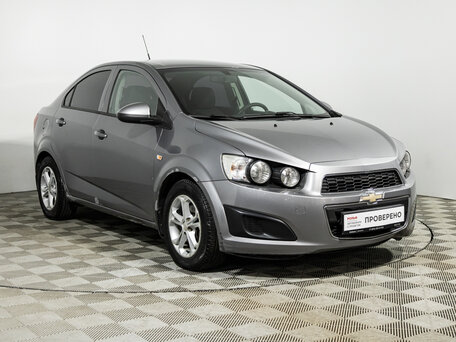 2012 Chevrolet Aveo II, серый, 479585 рублей, вид 3