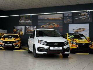 2026 Lada (ВАЗ) Granta Sport I Рестайлинг, белый, 1677000 рублей, вид 4