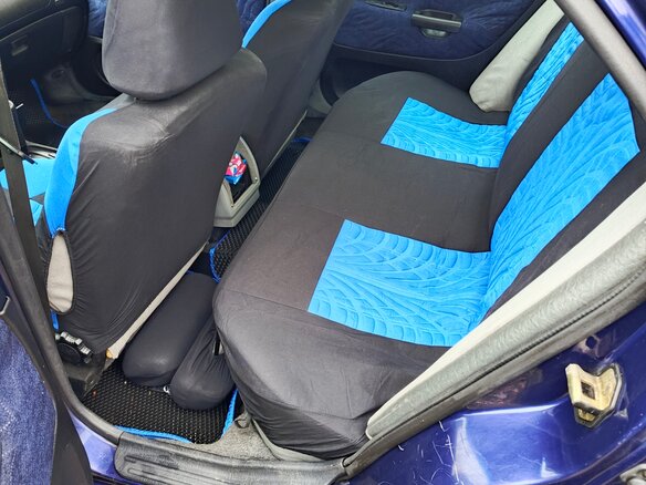 2002 Mitsubishi Carisma I Рестайлинг, синий, 250000 рублей - вид 19