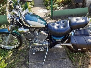 2003 Yamaha XV535 Virago, зелёный, 350000 рублей, вид 2