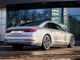 2021 Audi A8 Long 50 TDI IV (D5), серый, 5650000 рублей, вид 2