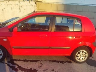 2005 Hyundai Getz I Рестайлинг, красный, 345000 рублей, вид 4