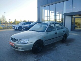 2008 Hyundai Accent ТагАЗ II, бежевый, 350000 рублей, вид 1