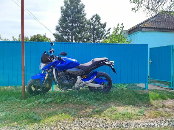 2008 Honda CB 600F Hornet, синий, 550000 рублей - вид 16