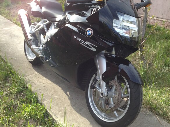 2008 BMW K 1200 S, чёрный - вид 1