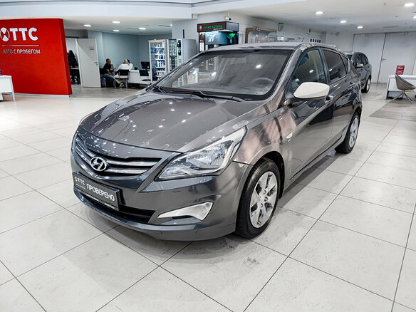 2015 Hyundai Solaris I Рестайлинг, серый